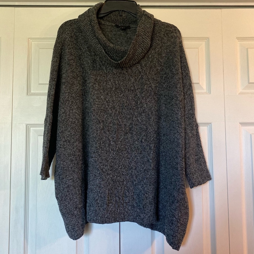gray sweater